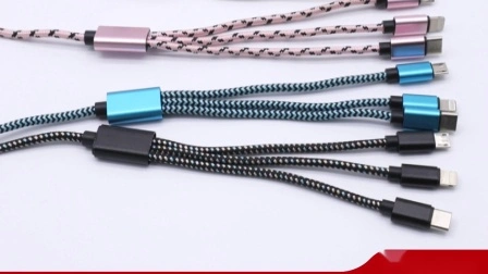 Круглый магнитный телефонный кабель 3 в 1 для Micro/Ios/Type C Магнитный USB-кабель для быстрой зарядки Зарядное устройство